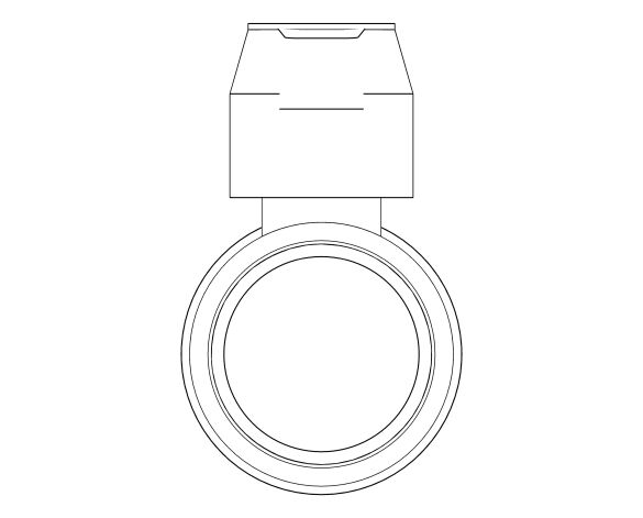 Product: DZR Press Fit Ball Valve - T Handle - Fig. 114TH.PF