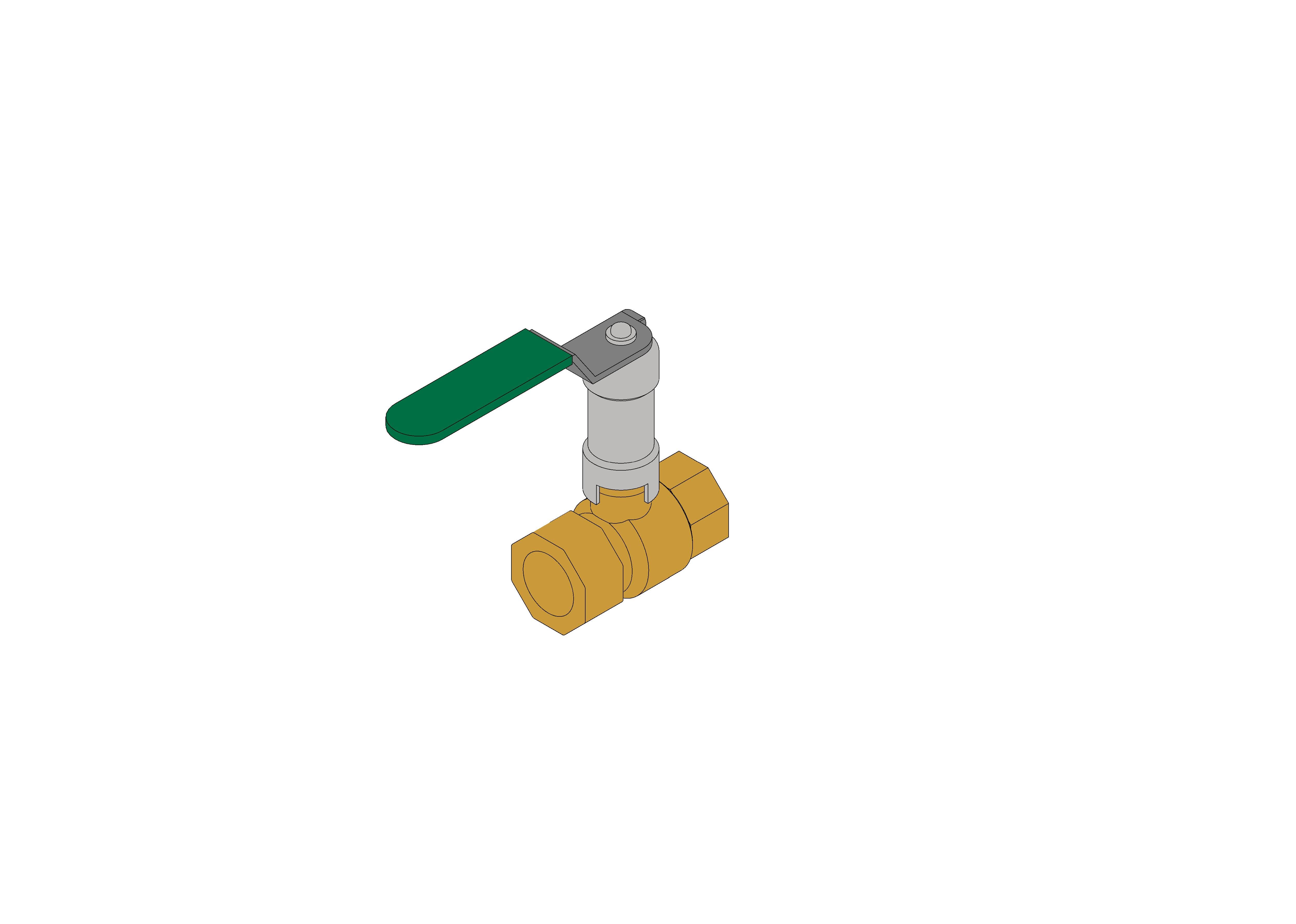 Product: Fig. 100EXT - Ball Valves - DZR Brass