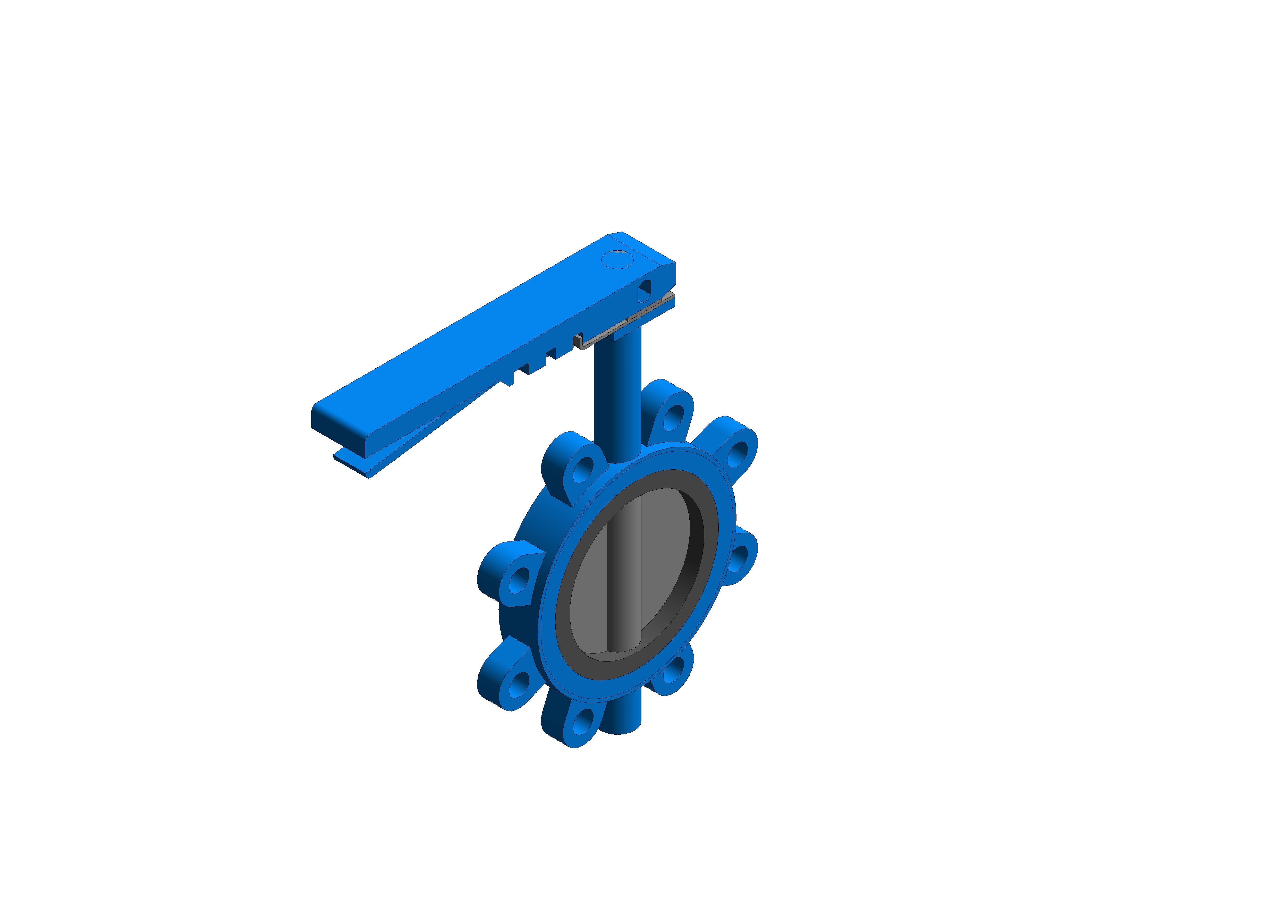 Product: Fig. 4970 - Fully-Lugged Lever Operated Butterfly Valve - Ductile Iron (2019-2025 Design)