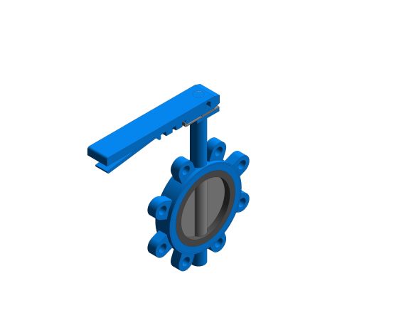 Image of Butterfly Valve Ductile Iron Fully Lugged Lever Operated - Fig 4970