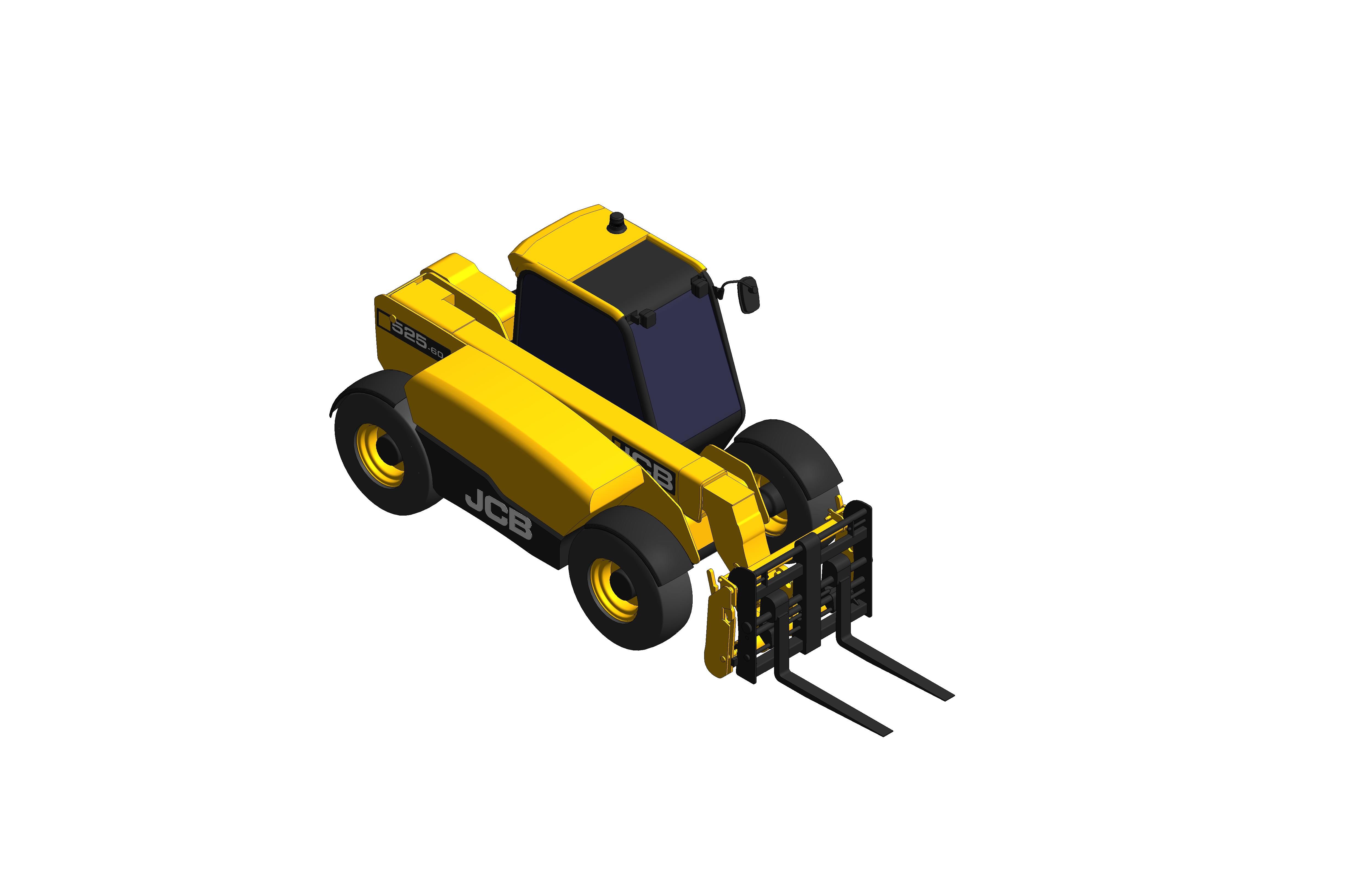 Product: 525-60 HI-VIZ TELESCOPIC HANDLER