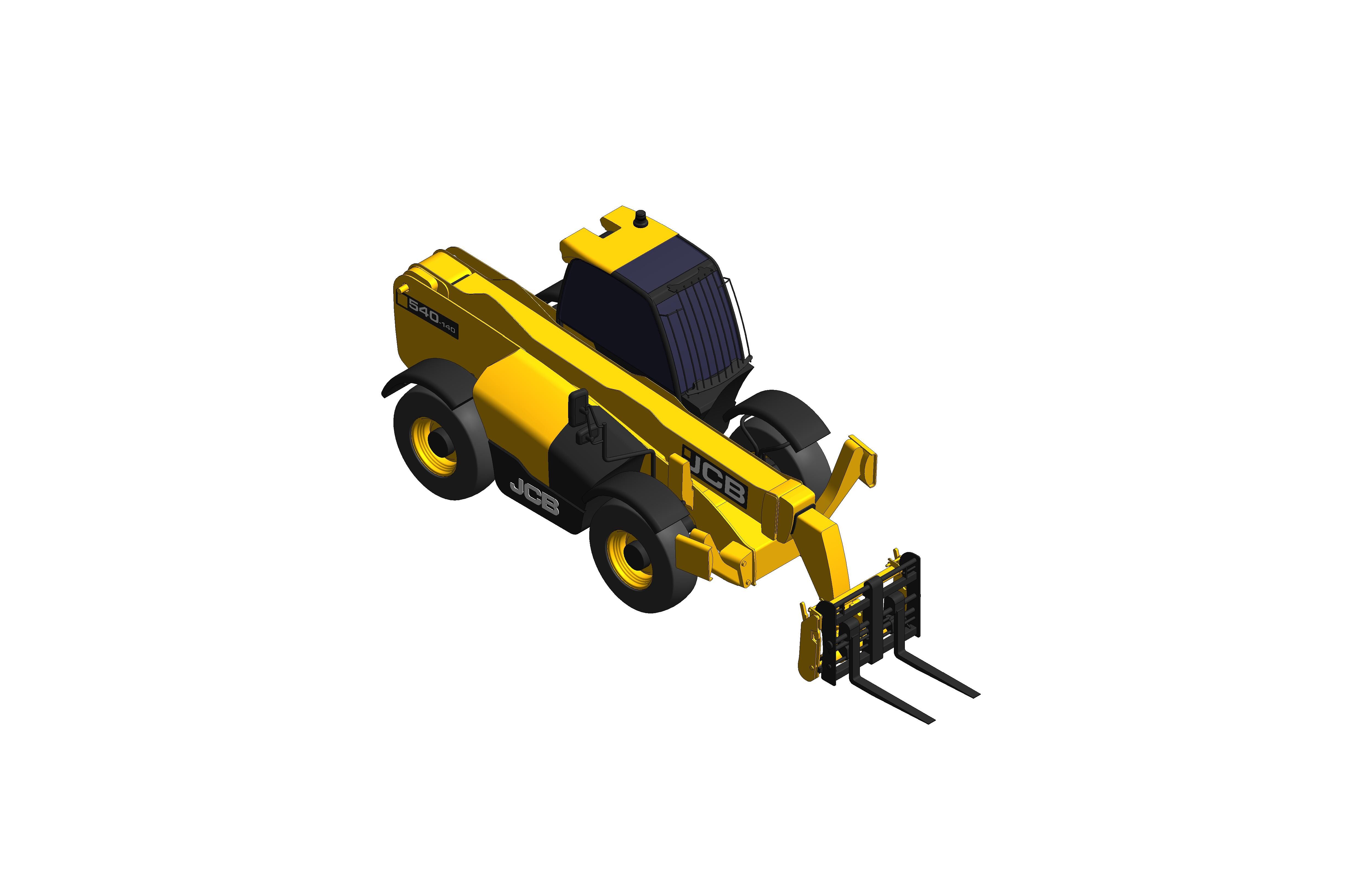 Product: 540-140 HI-VIZ TELESCOPIC HANDLER