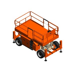 Product: 3394RT - Engine Powered Scissor Lift