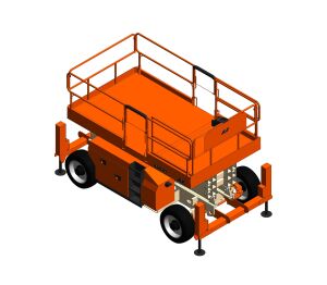 Product: 4394RT - Engine Powered Scissor Lift
