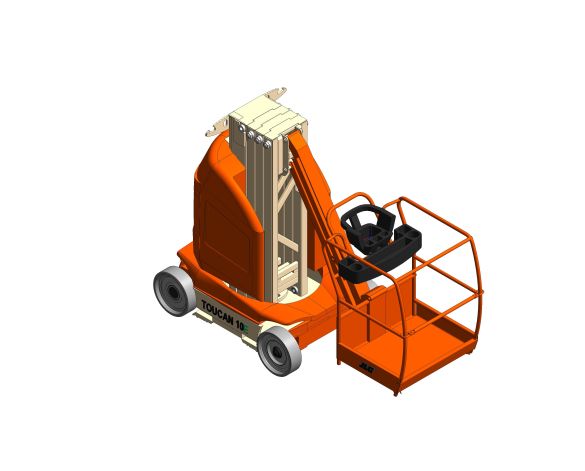 Product: T10E / T26E - Toucan® Mast Boom Lift
