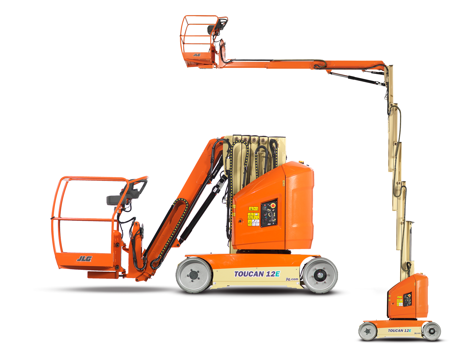 Product: T12E Plus - Toucan® Mast Boom Lift