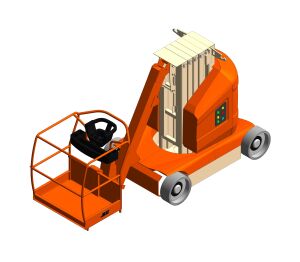 Product: T12E Plus - Toucan® Mast Boom Lift