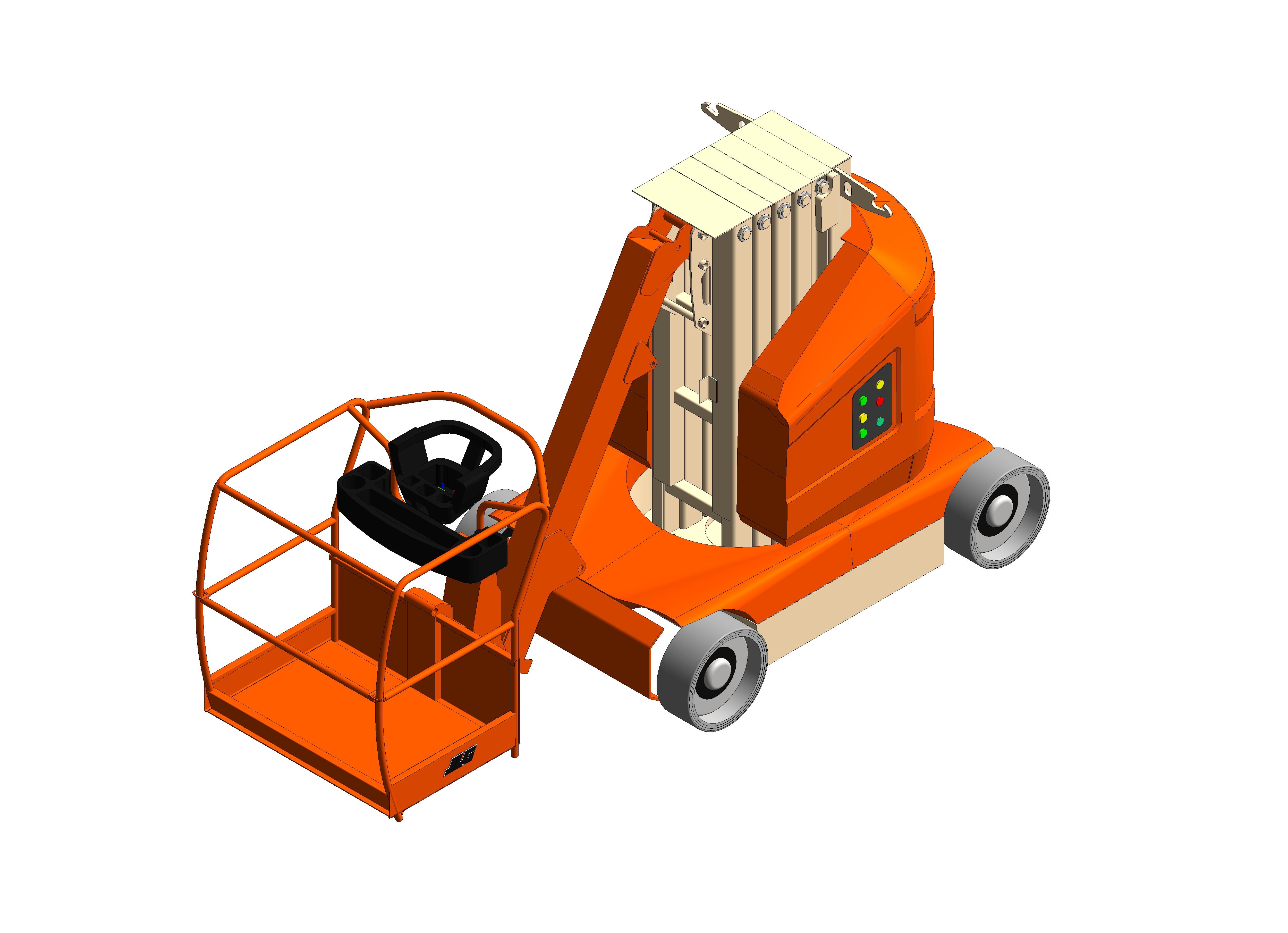 Product: T12E Plus - Toucan® Mast Boom Lift