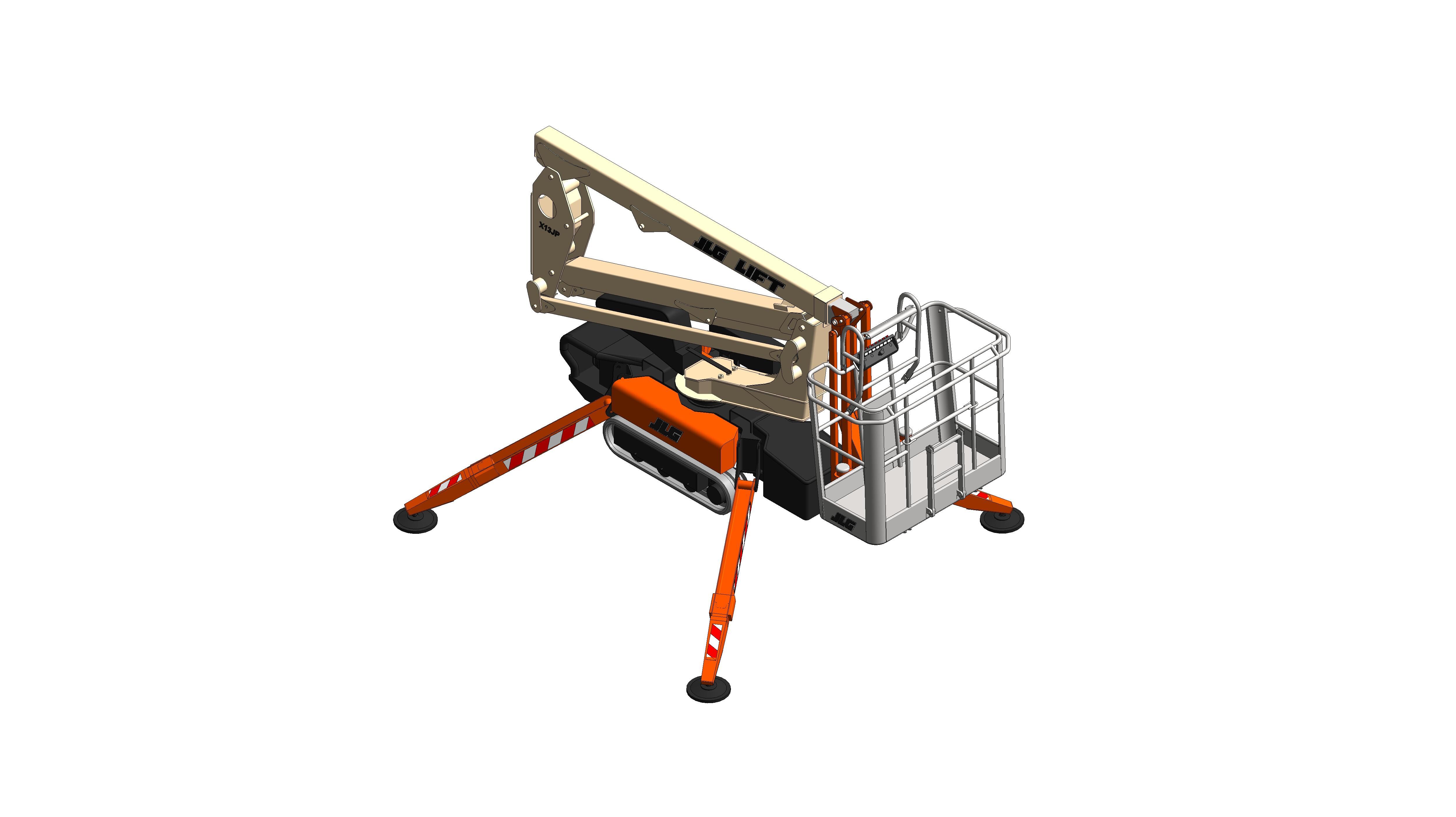 Product: X13JP / X370AJ / Light Lift 13.70 - New Compact Crawler Boom