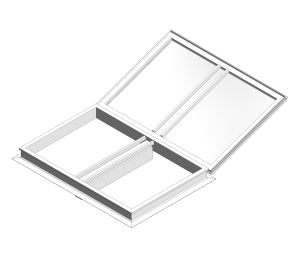 Flat Roof Smoke Ventilator - FRD S1218 AOV