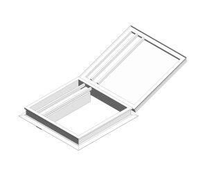 Flat Roof Smoke Ventilator - FRD S105 AOV
