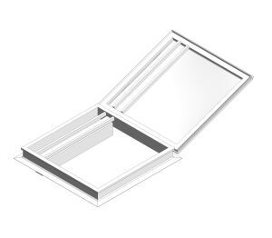 Flat Roof Smoke Ventilator - FRD S12 AOV