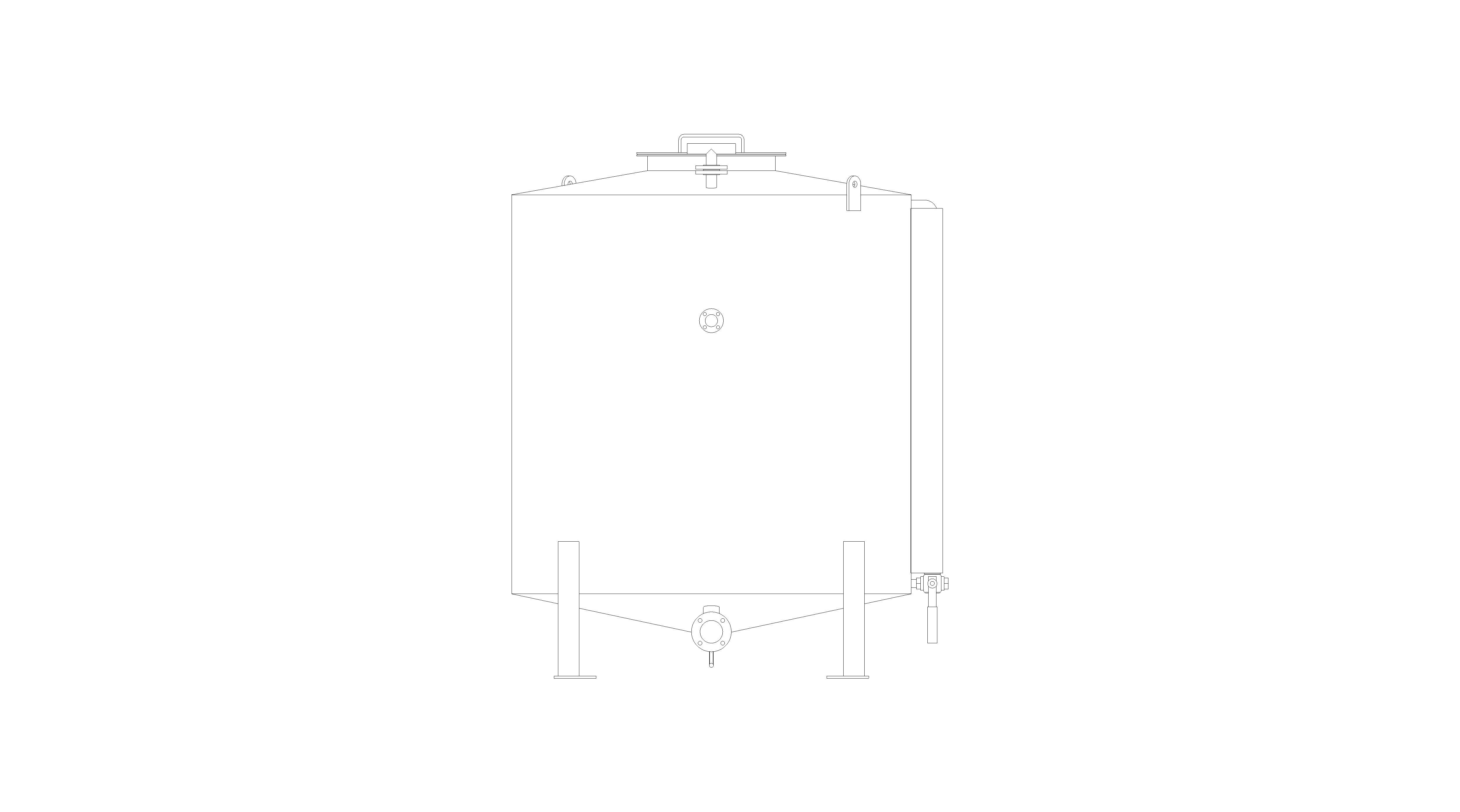 Product: Flanged Water Storage Tank for Fire Extinguishing System