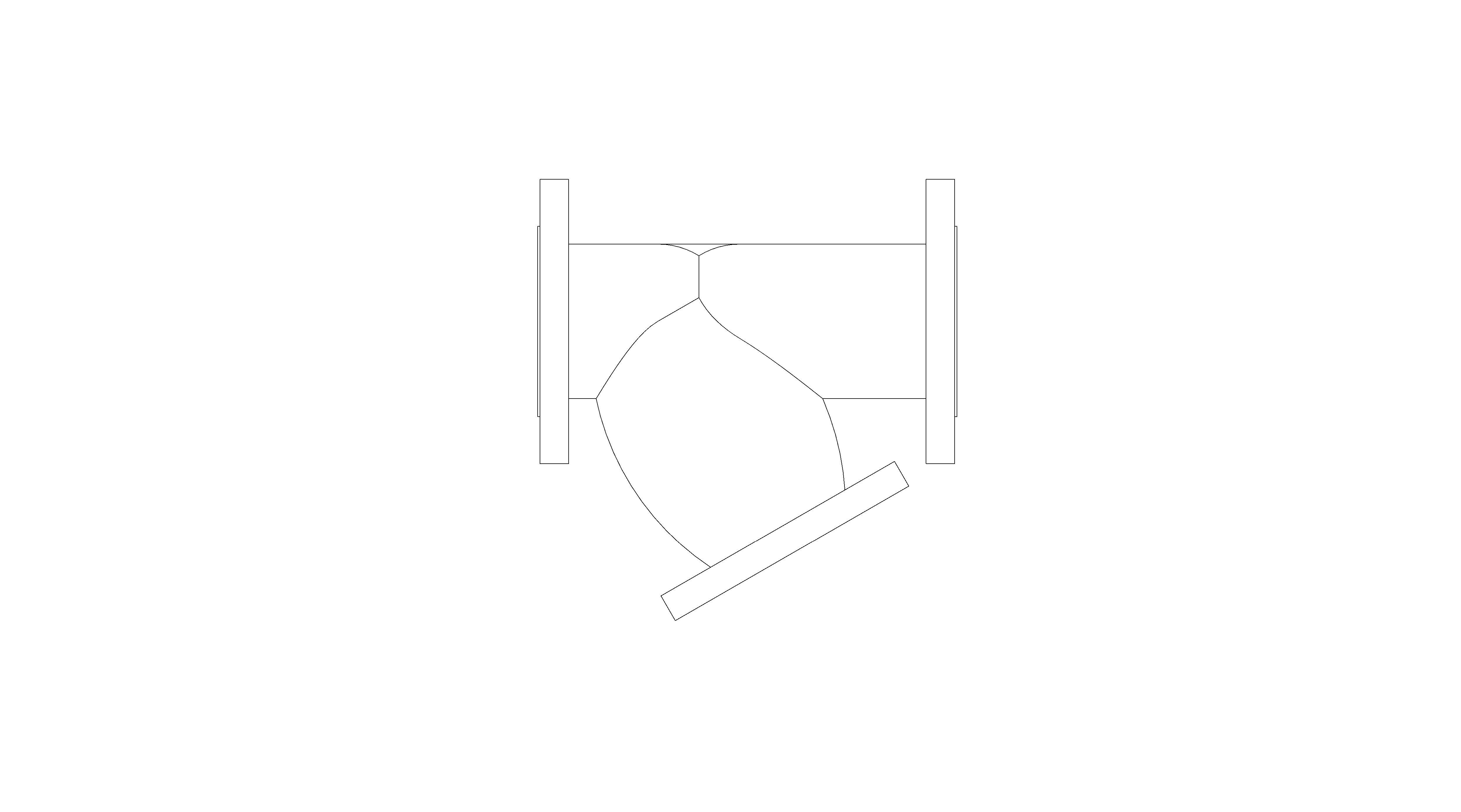 Product: Stainless Steel Y Strainer Flanged Class 150 With Drain Plug