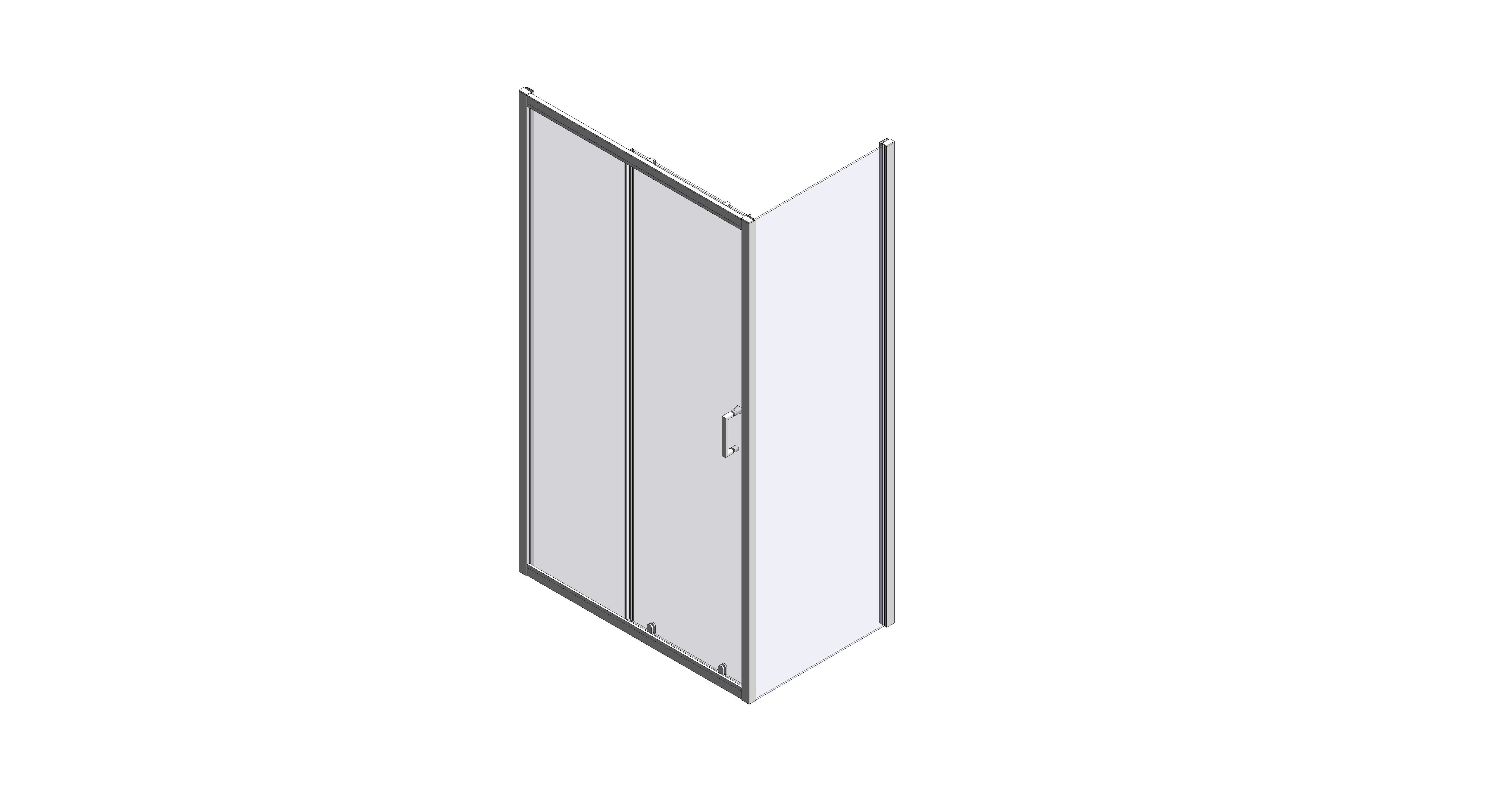 Revit, BIM, Download, Free, Components, object, objects, Merlyn, Bath, Shower, Screen, Enclosure, Door, MBOX, Sliding, Door, Side, Panel