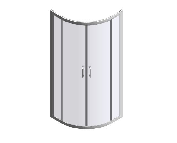 Revit, BIM, Download, Free, Components, object, objects, Merlyn, Bath, Shower, Screen, Enclosure, Door, MBOX, Two, Door, Quadrant