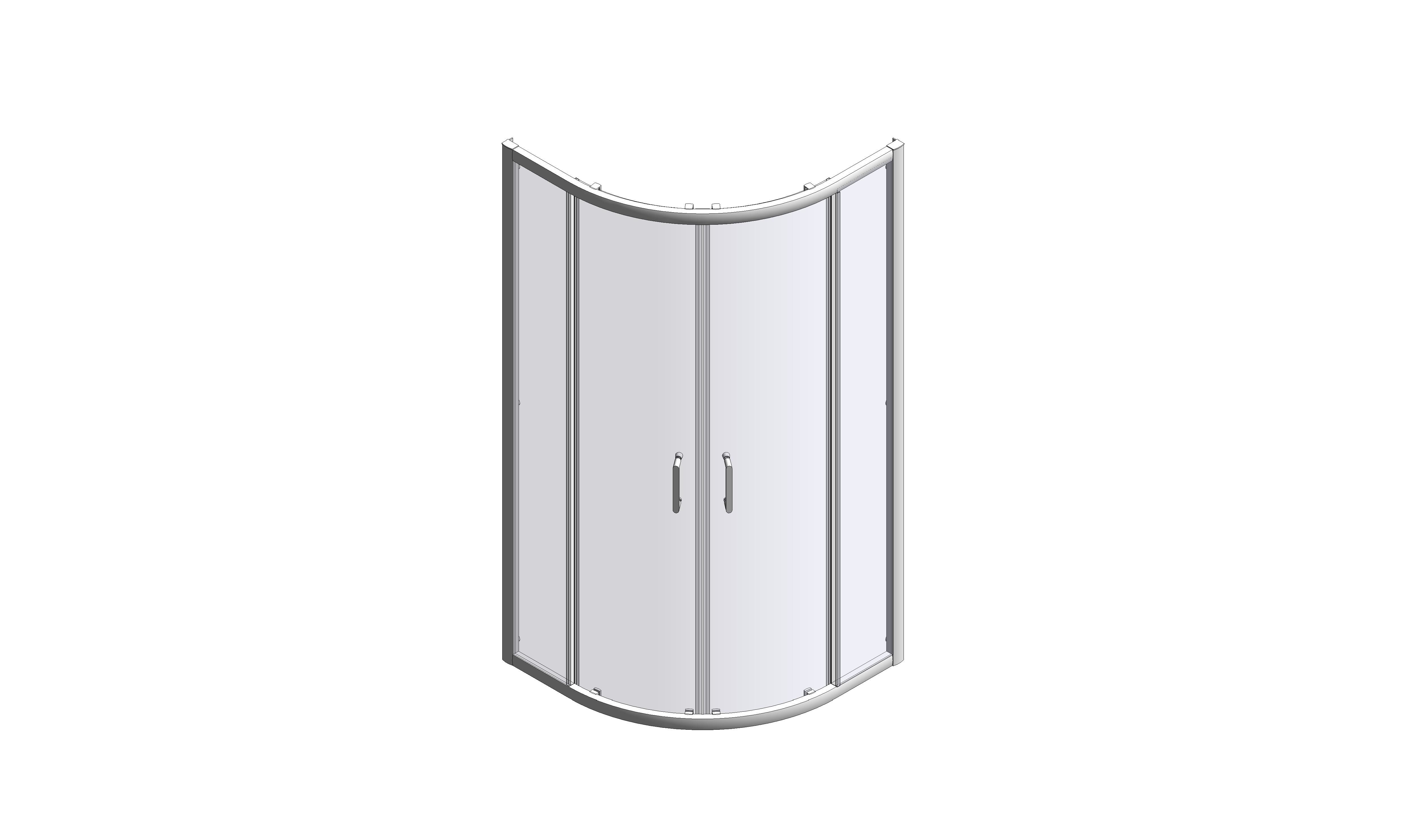 Bim, content,object,component,BIM, Store, Revit,free,original, library, merlyn, showering, shower, bath, enclosure, enclosures,easy, clean, bathscreen, ionic, express, glass, door, 2, quadrant, curved