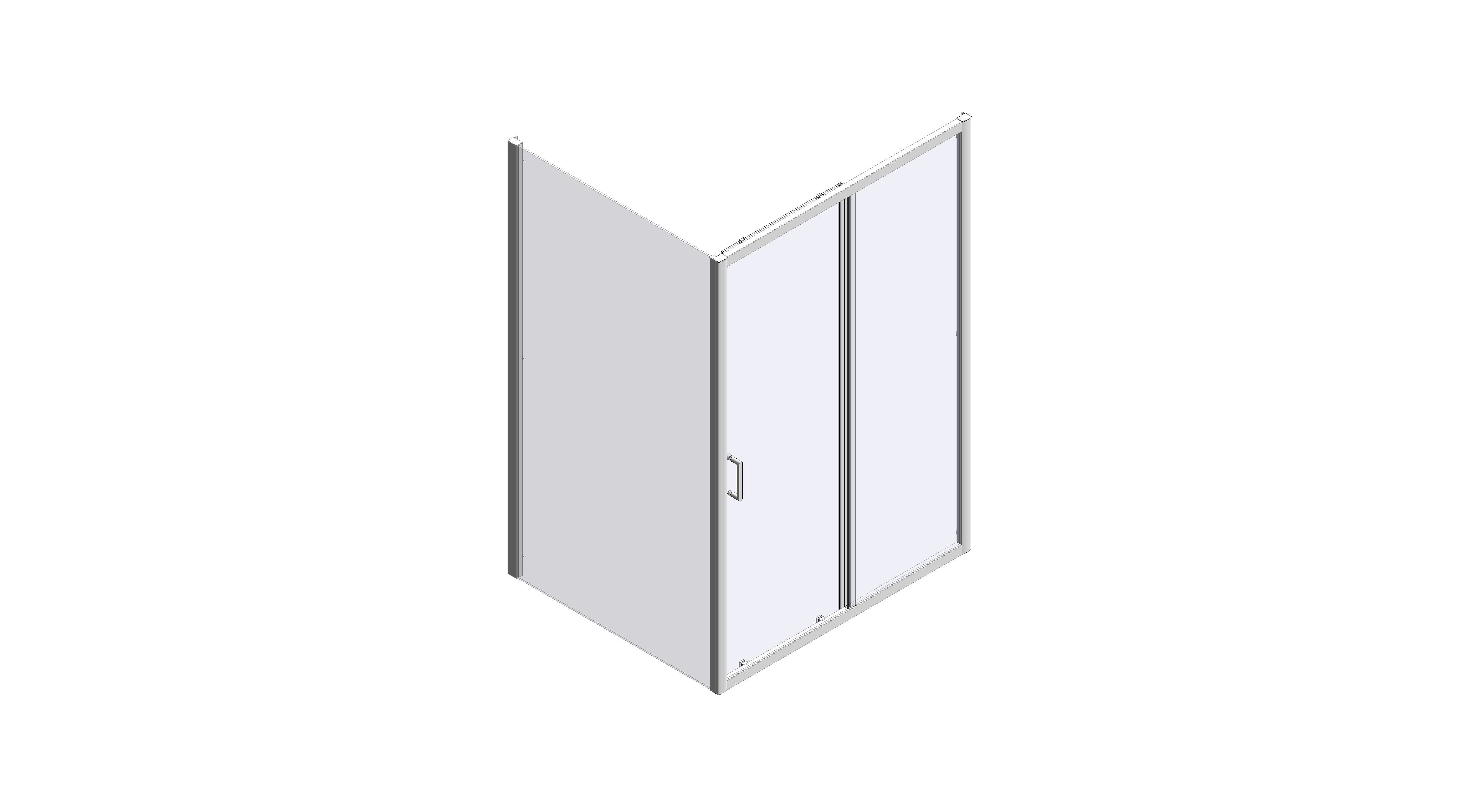 Bim, content,object,component,BIM, Store, Revit,free,original, library, merlyn, showering, shower, bath, enclosure, enclosures,easy, clean, bathscreen, ionic, express, glass, slider,sliding, door