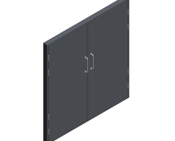 Product: Metador - Safeguard - Double Doorset - Equal Leaf