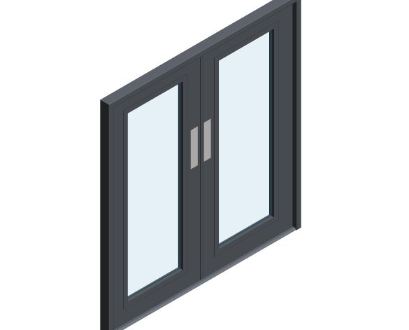 Product: Metador - Safeguard - Double Doorset - Glazed - Equal Leaf Width