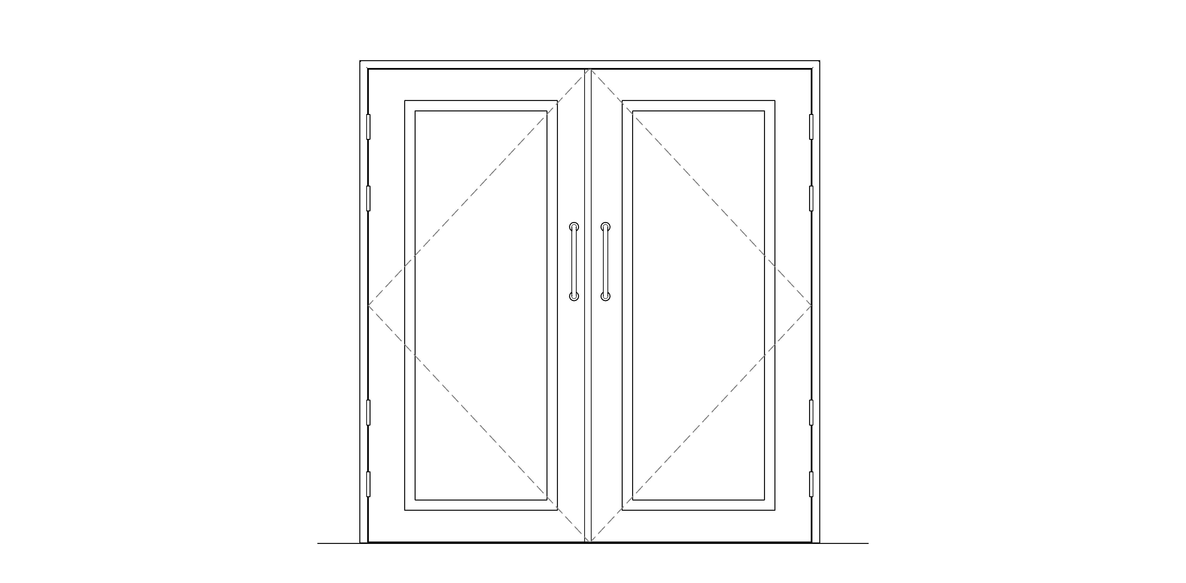 Product: Metador - Safeguard - Double Doorset - Glazed - Equal Leaf Width