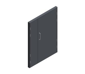 Product: Metador - Safeguard - Double Doorset - Unqual Leaf