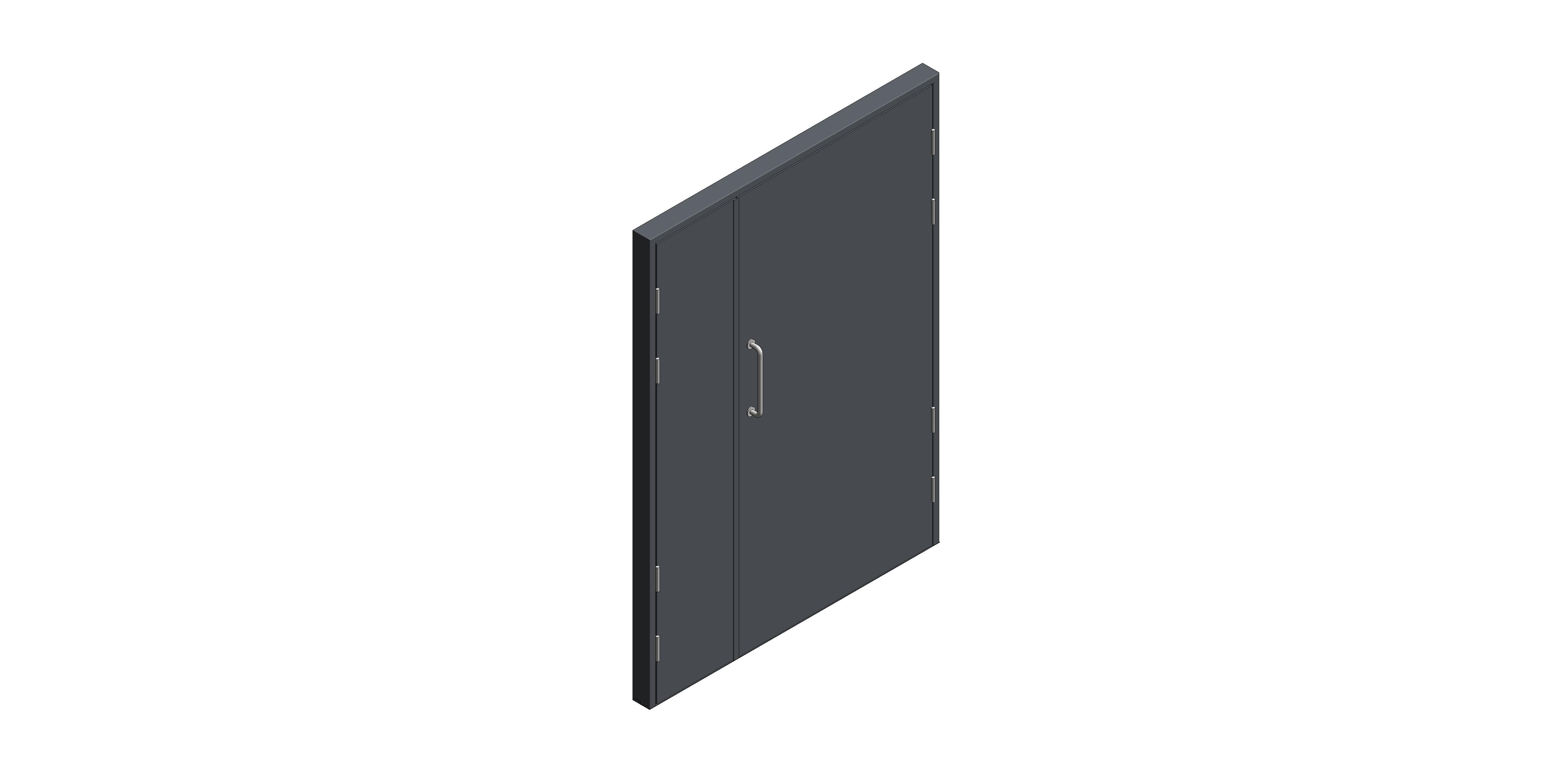 Product: Metador - Safeguard - Double Doorset - Unqual Leaf