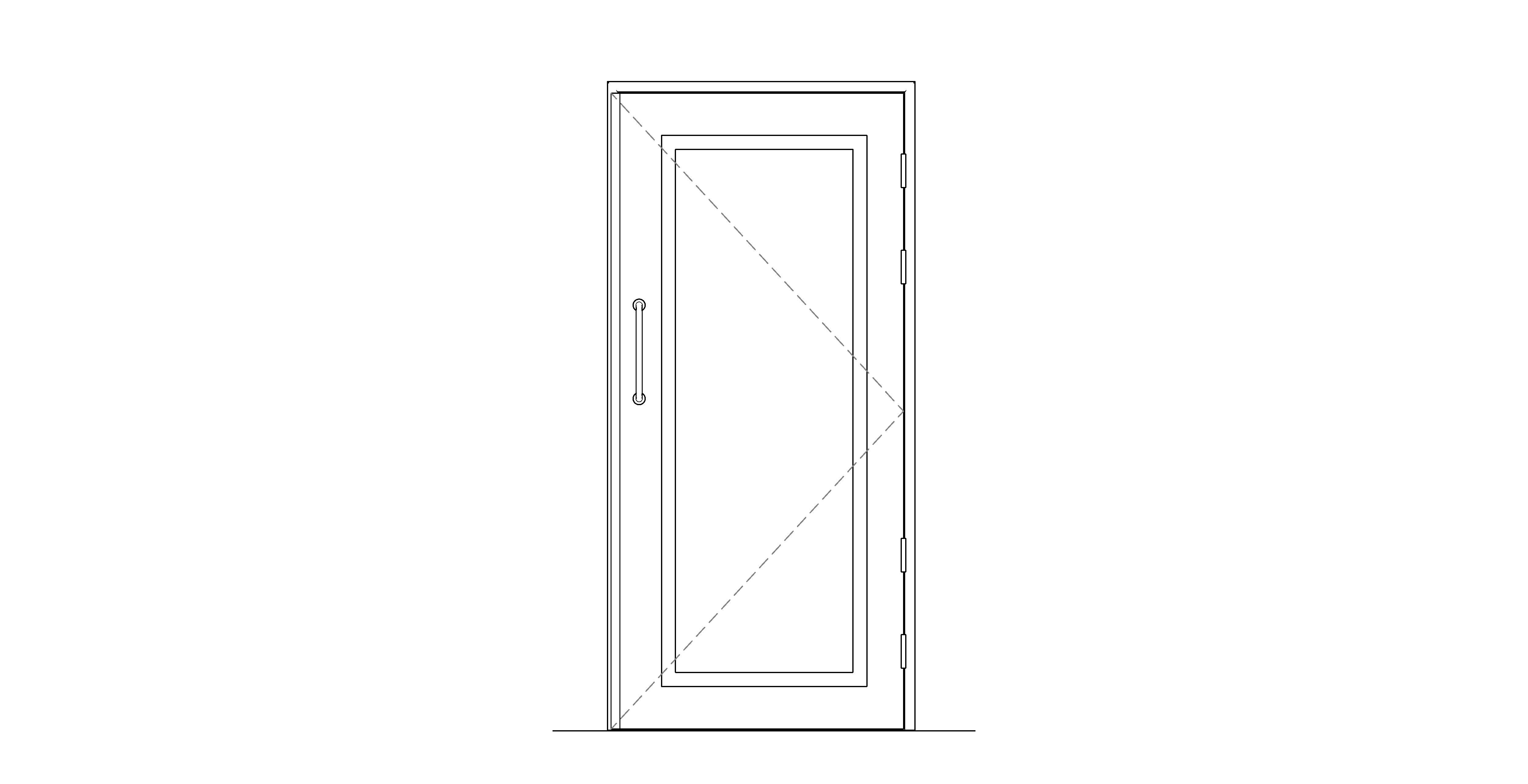 Product: Metador - Safeguard - Single - Personnel Doorset - Glazed