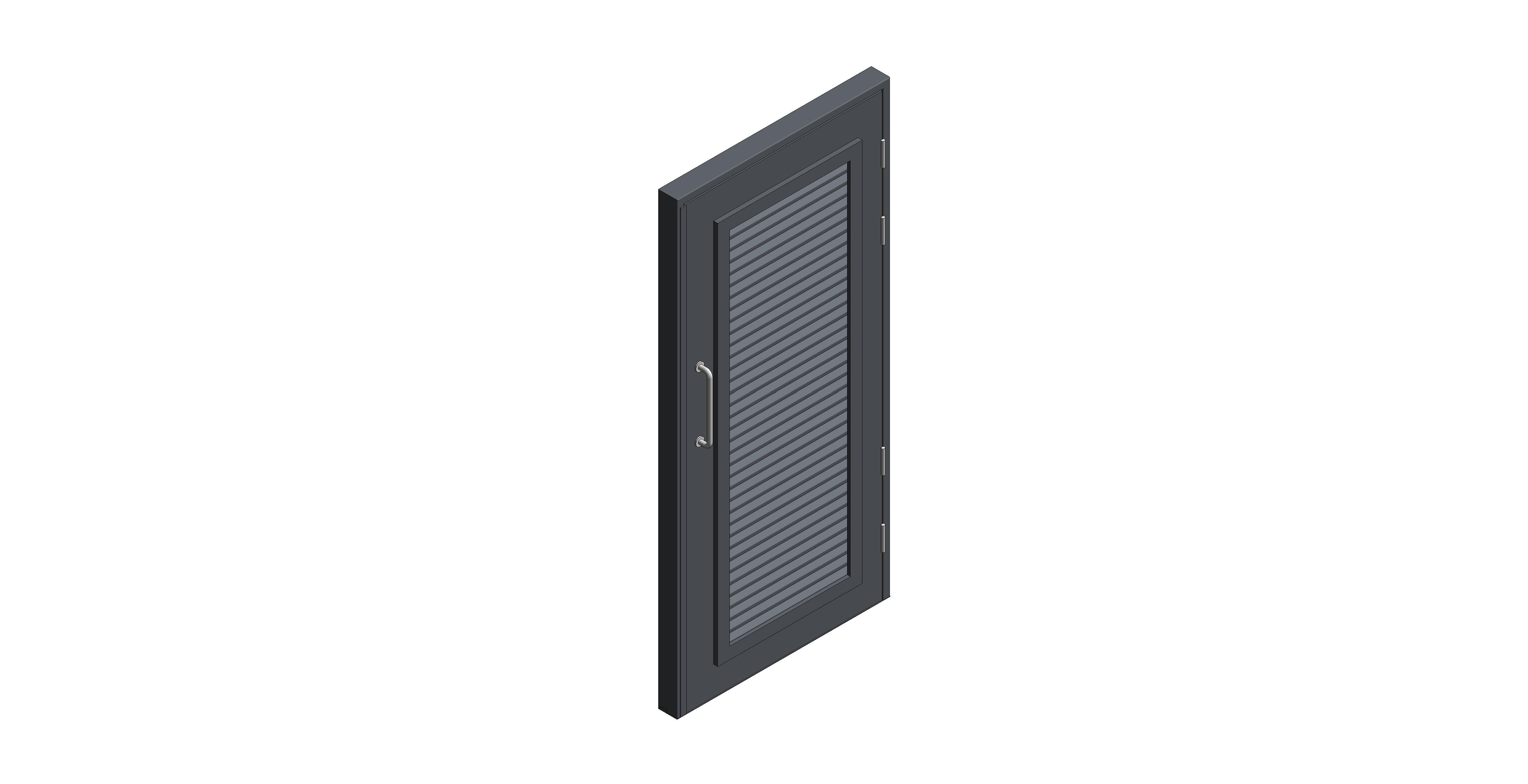 Product: Metador - Safeguard - Single - Personnel Doorset - Louvred