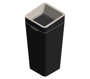 Recycling Bin Open Lid