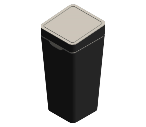 Recycling Bin with Touch Lid