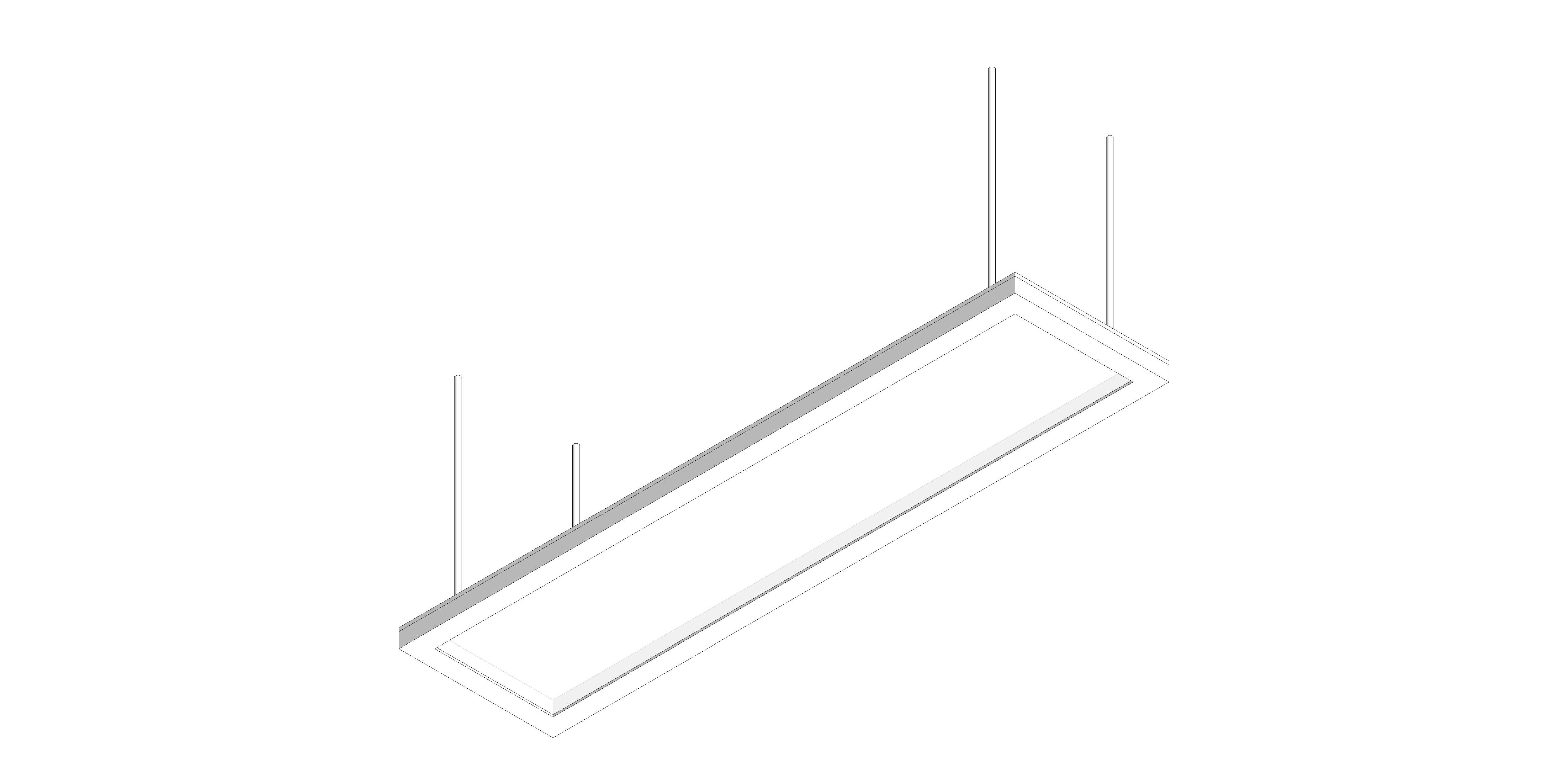 Product: LEP32LG 1200 X 300 Suspended Lighting