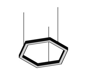 Product: M-Line Slimline Hexagon Suspended Lighting