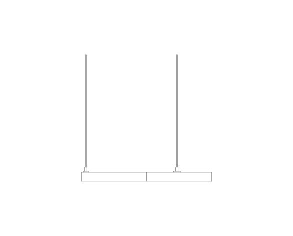 Product: M-Line Slimline Hexagon Suspended Lighting