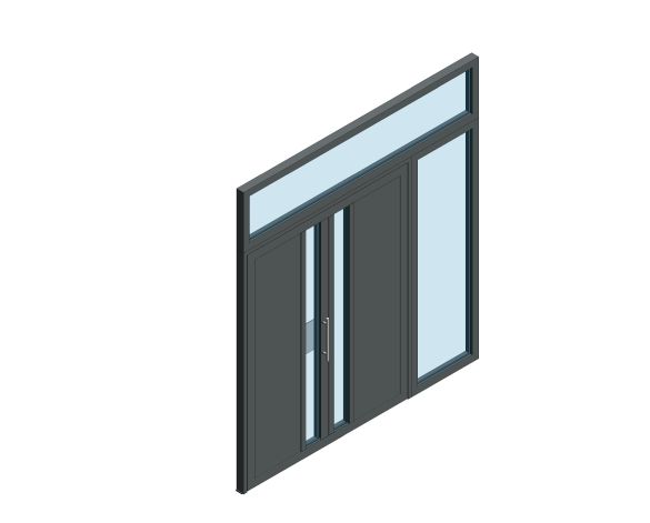 Product: Double Leaf - Outward Opening - Side Screen & Over Panel