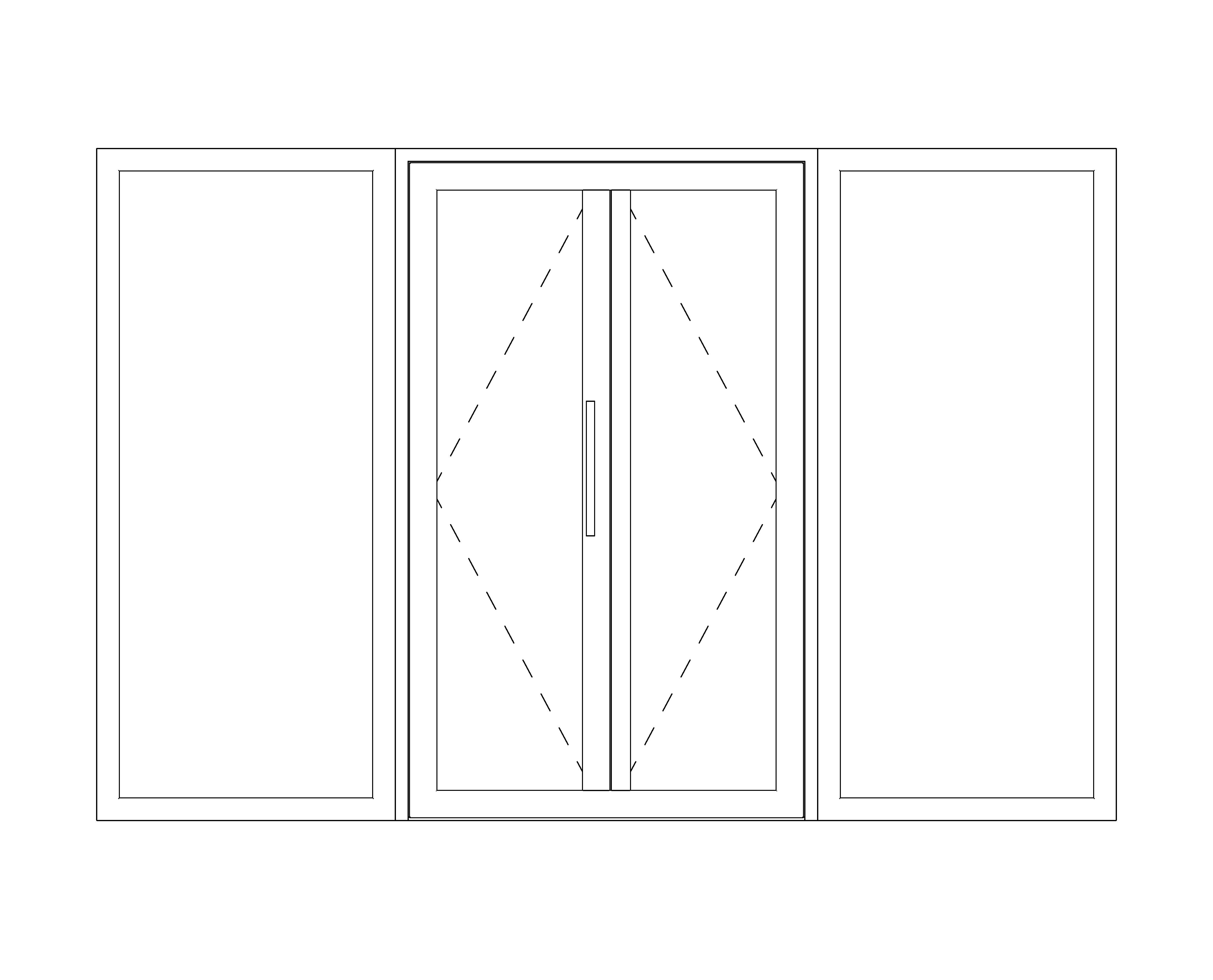 Product: Double Leaf - Outward Opening - Double Side Screens