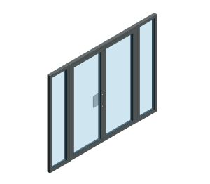 Product: Double Leaf - Outward Opening - Double Side Screens