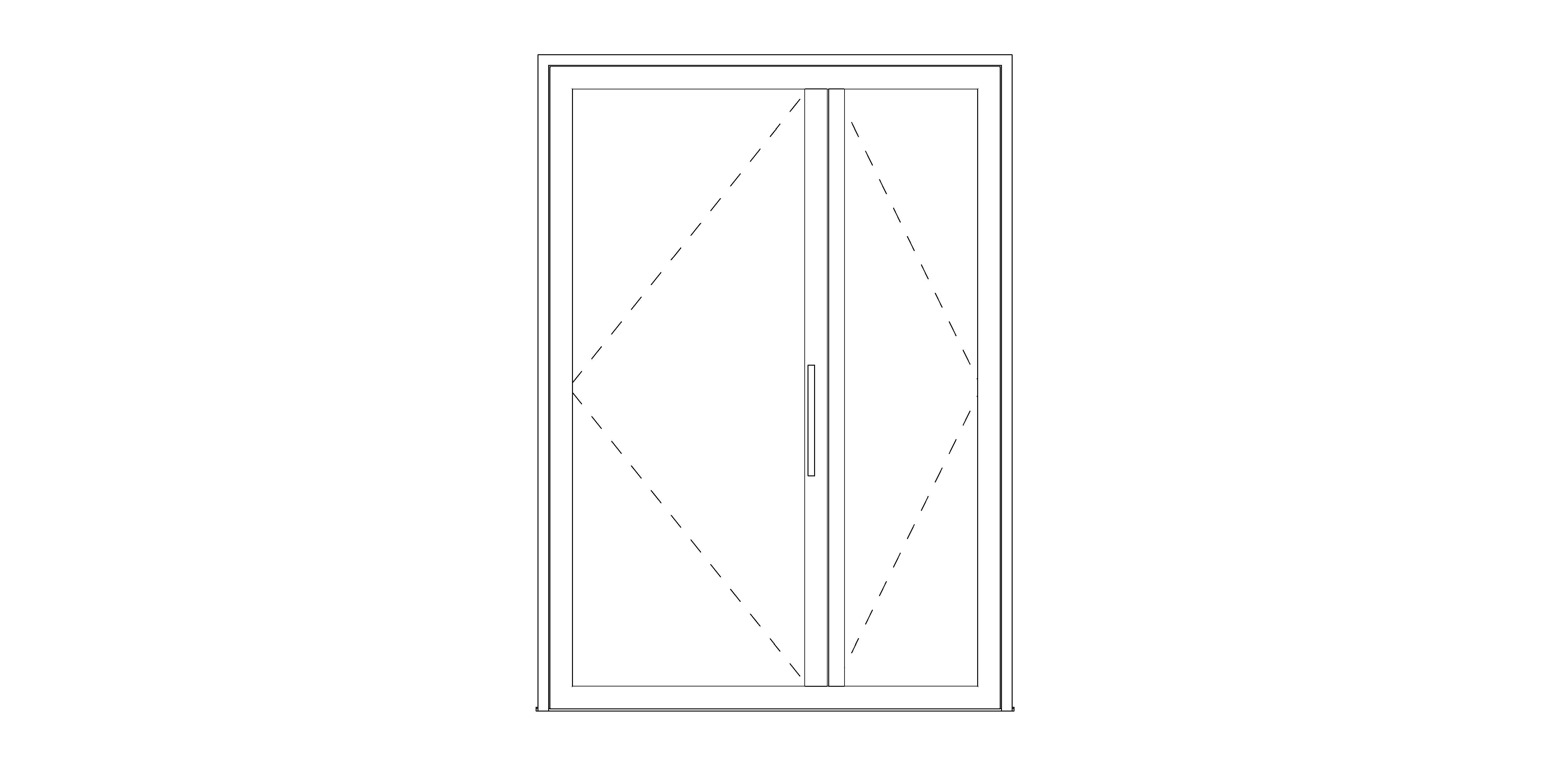 Product: Leaf & Half - Outward Opening