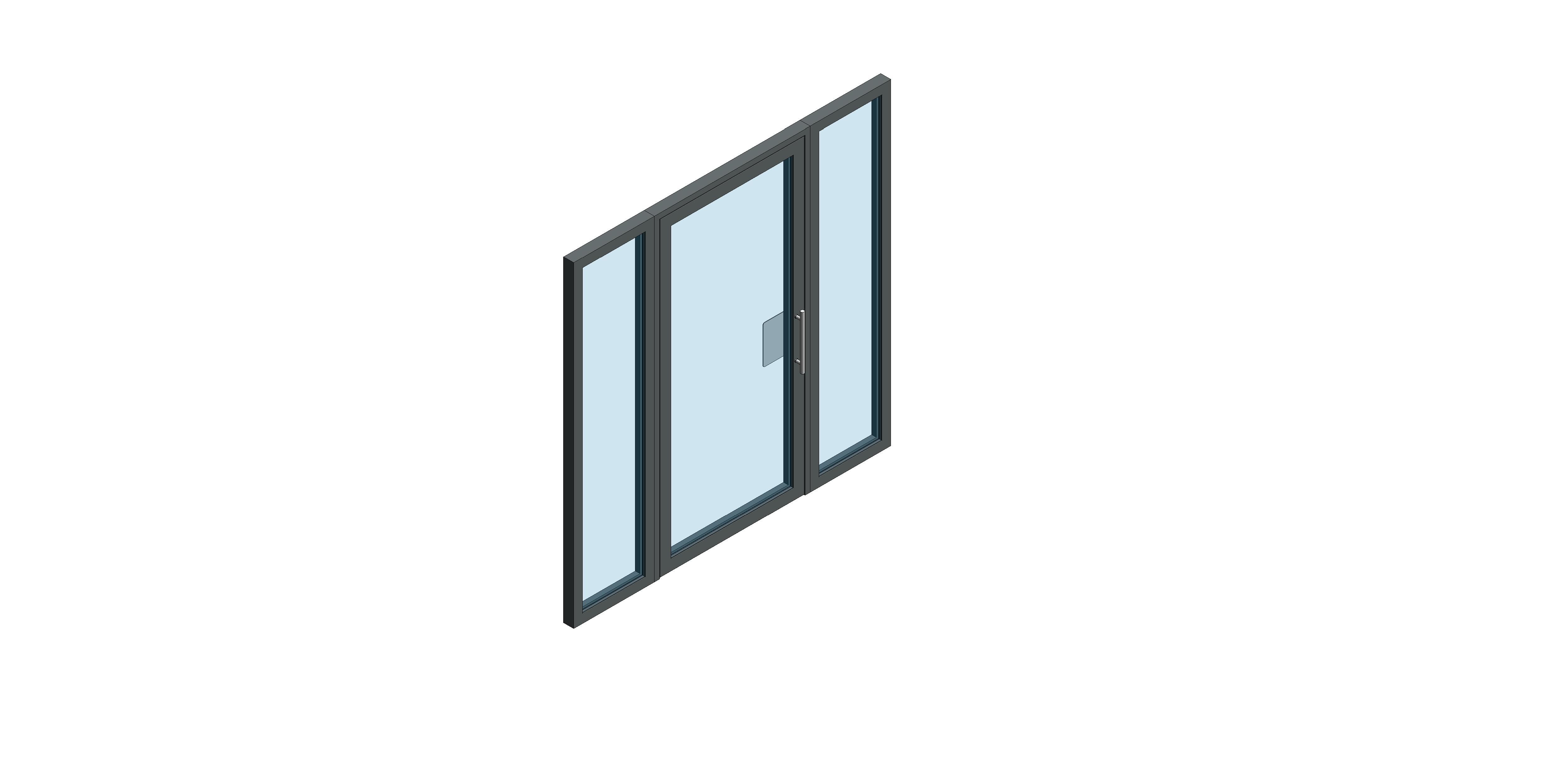 Product: Single Leaf - Outward Opening - Double Side Screens
