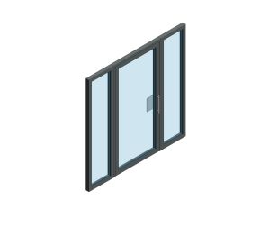 Product: Single Leaf - Outward Opening - Double Side Screens