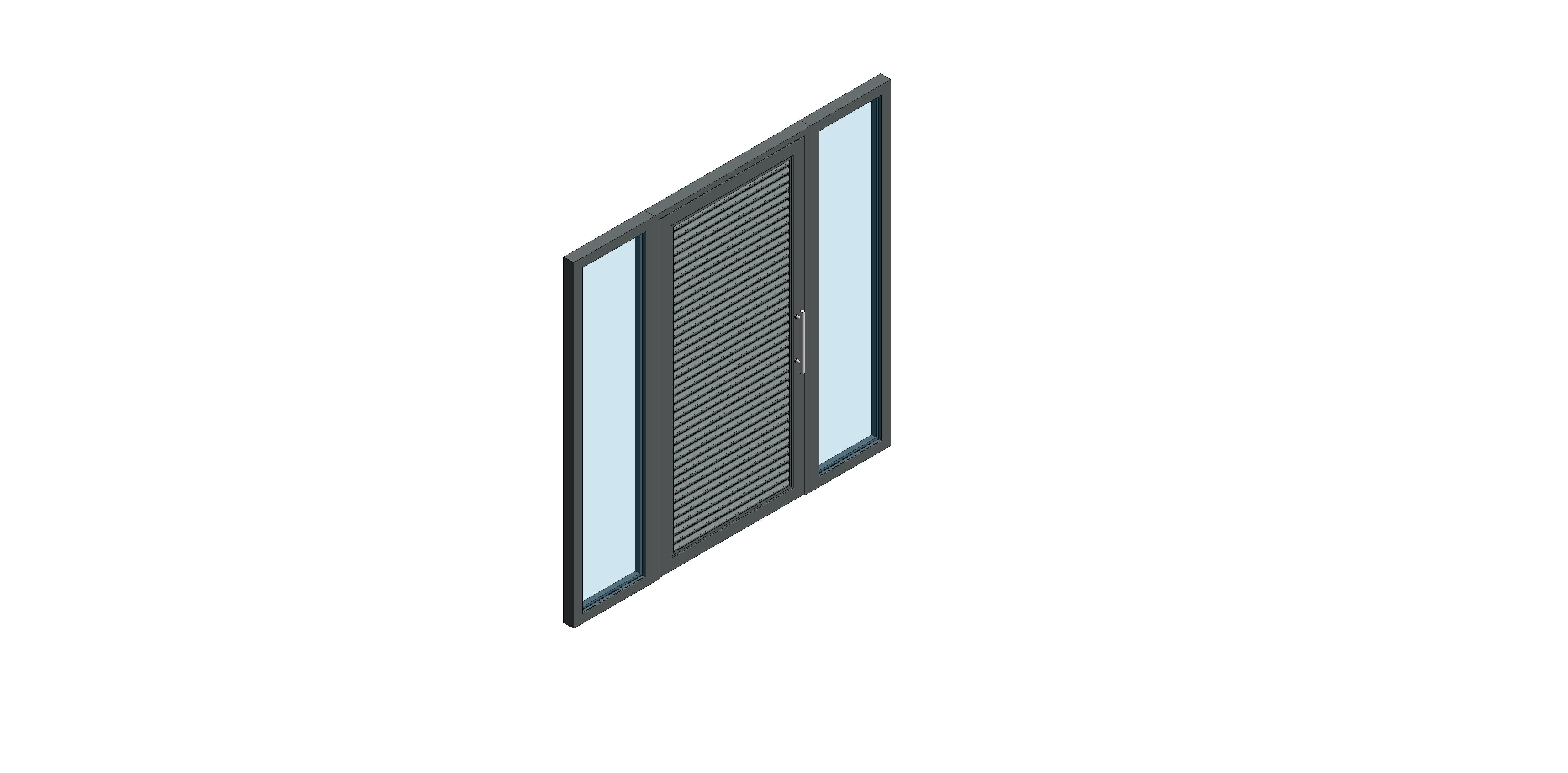 Product: Single Leaf - Outward Opening - Double Side Screens