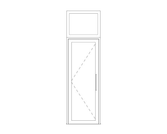 Product: Single Leaf - Outward Opening - Over Panel