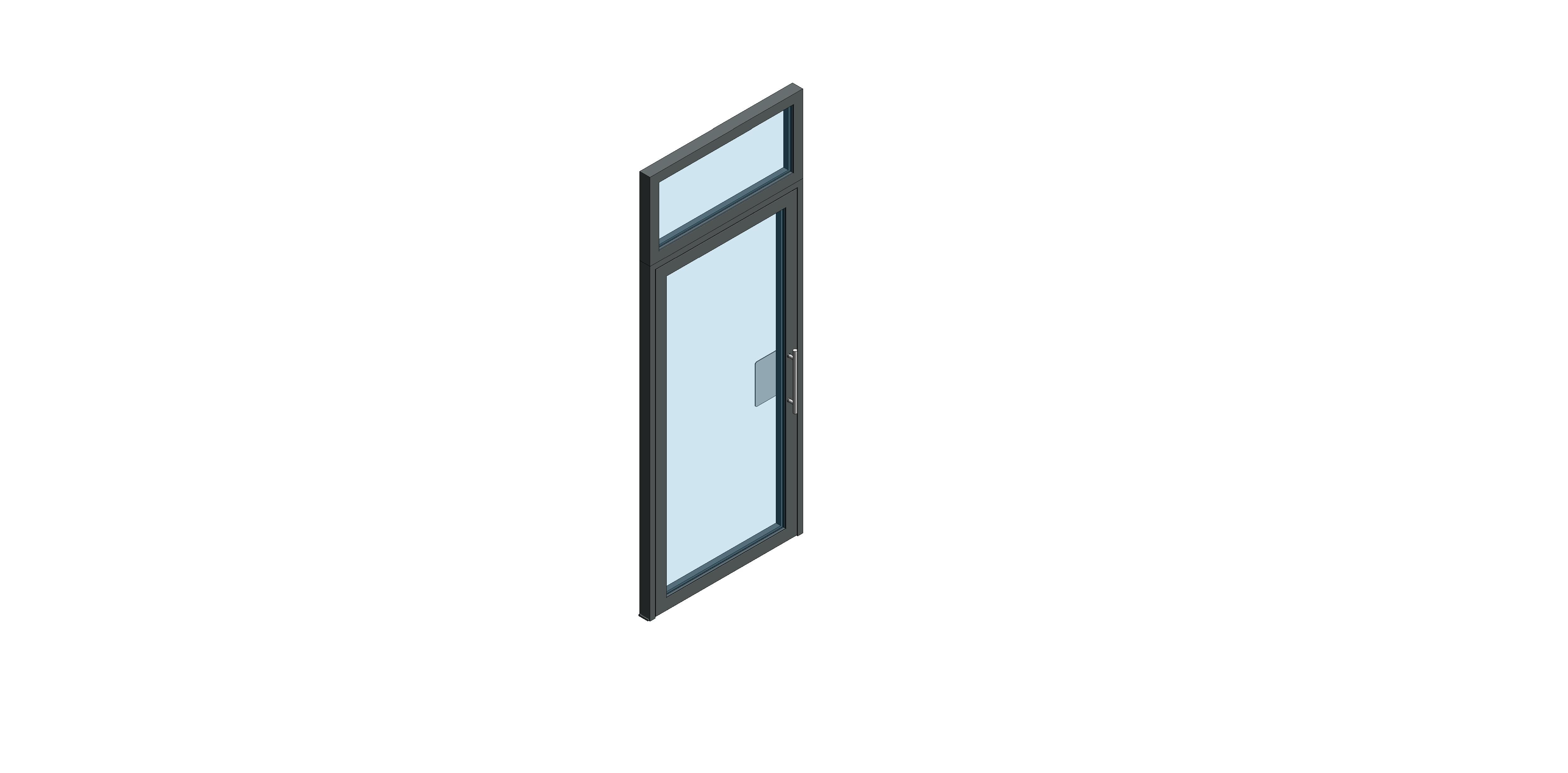 Product: Single Leaf - Outward Opening - Over Panel
