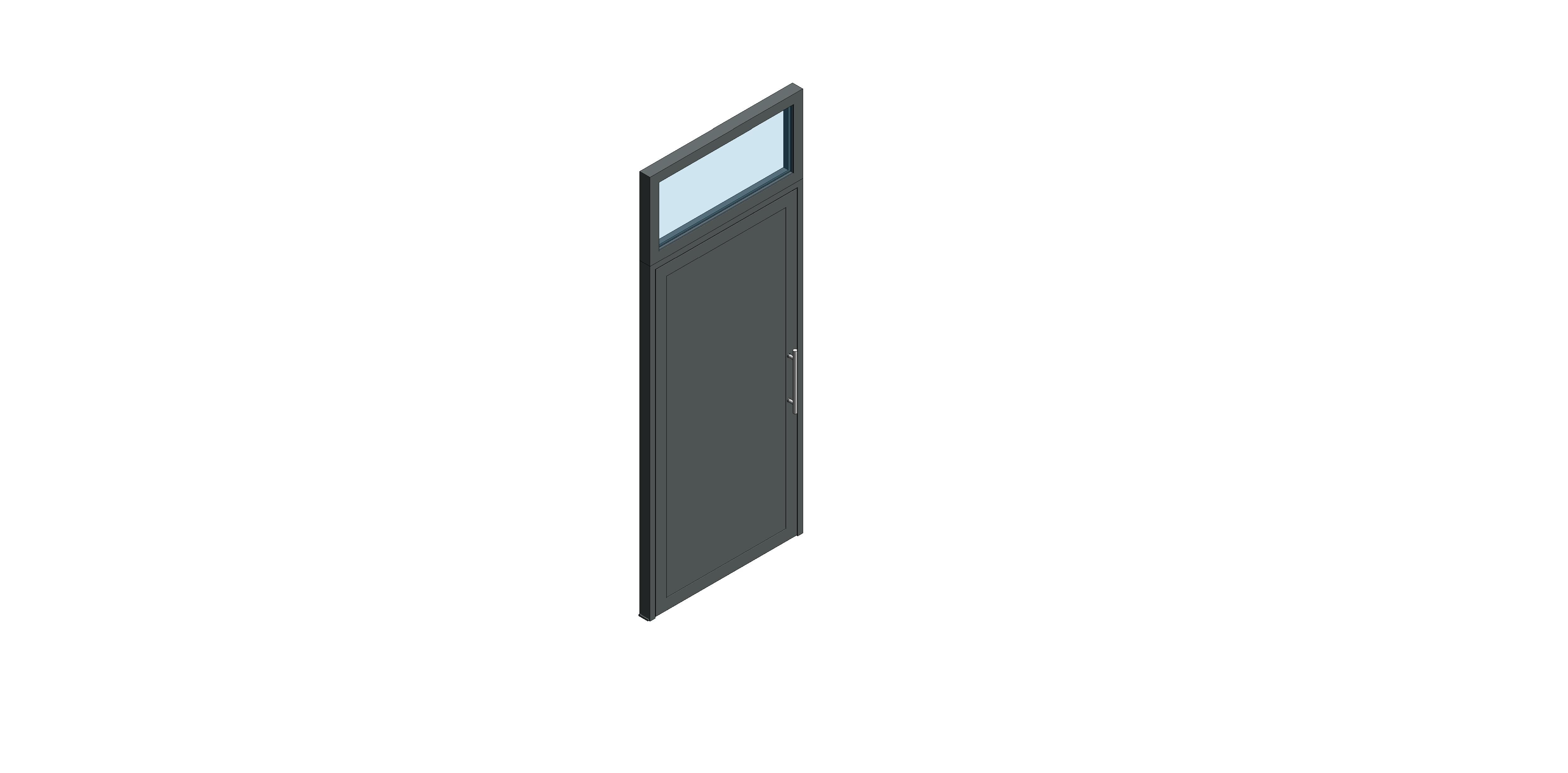 Product: Single Leaf - Outward Opening - Over Panel