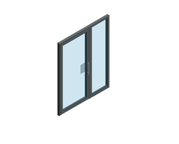 Product: Single Leaf - Outward Opening - Side Screen