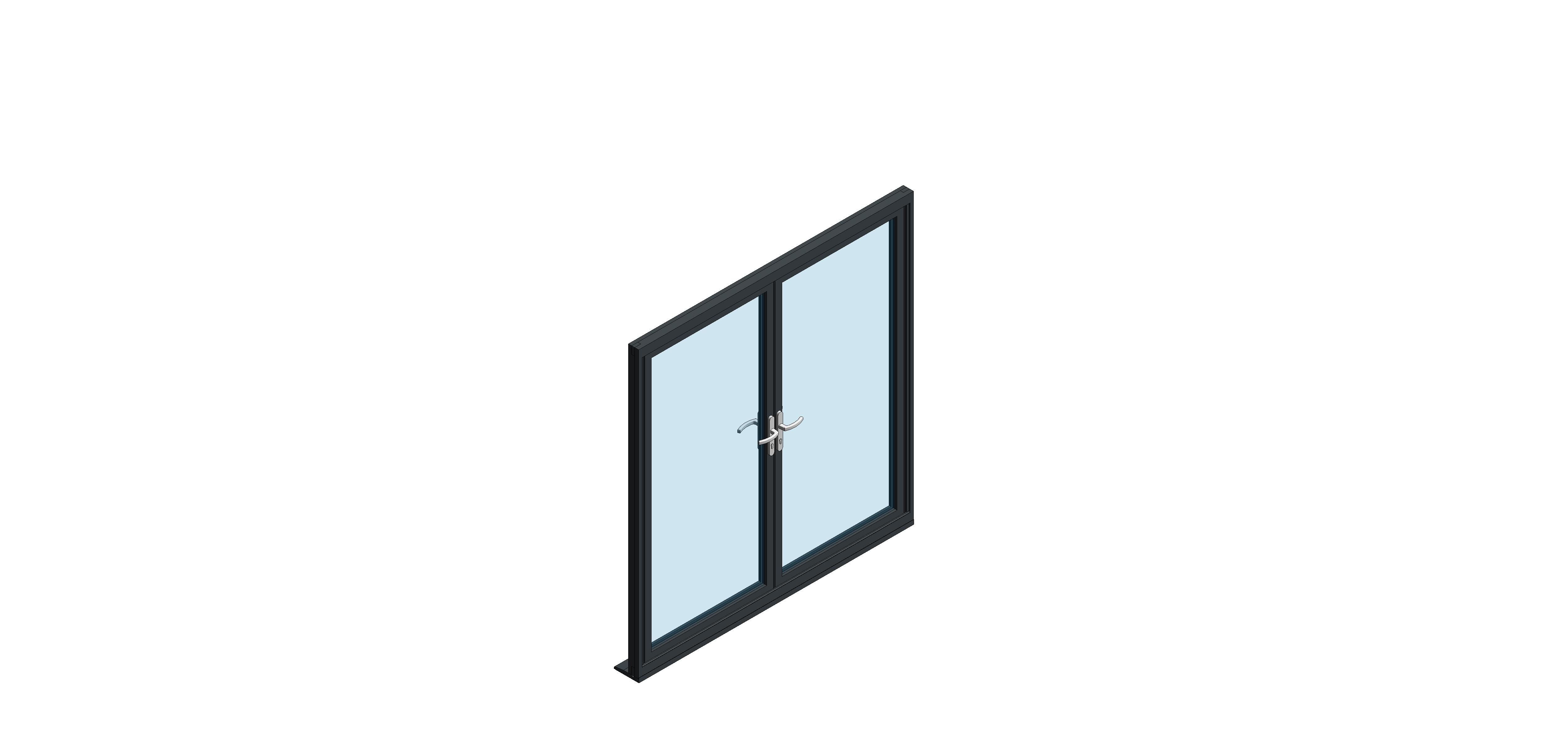 Product: OB-49 Aluminium Door (1+1)