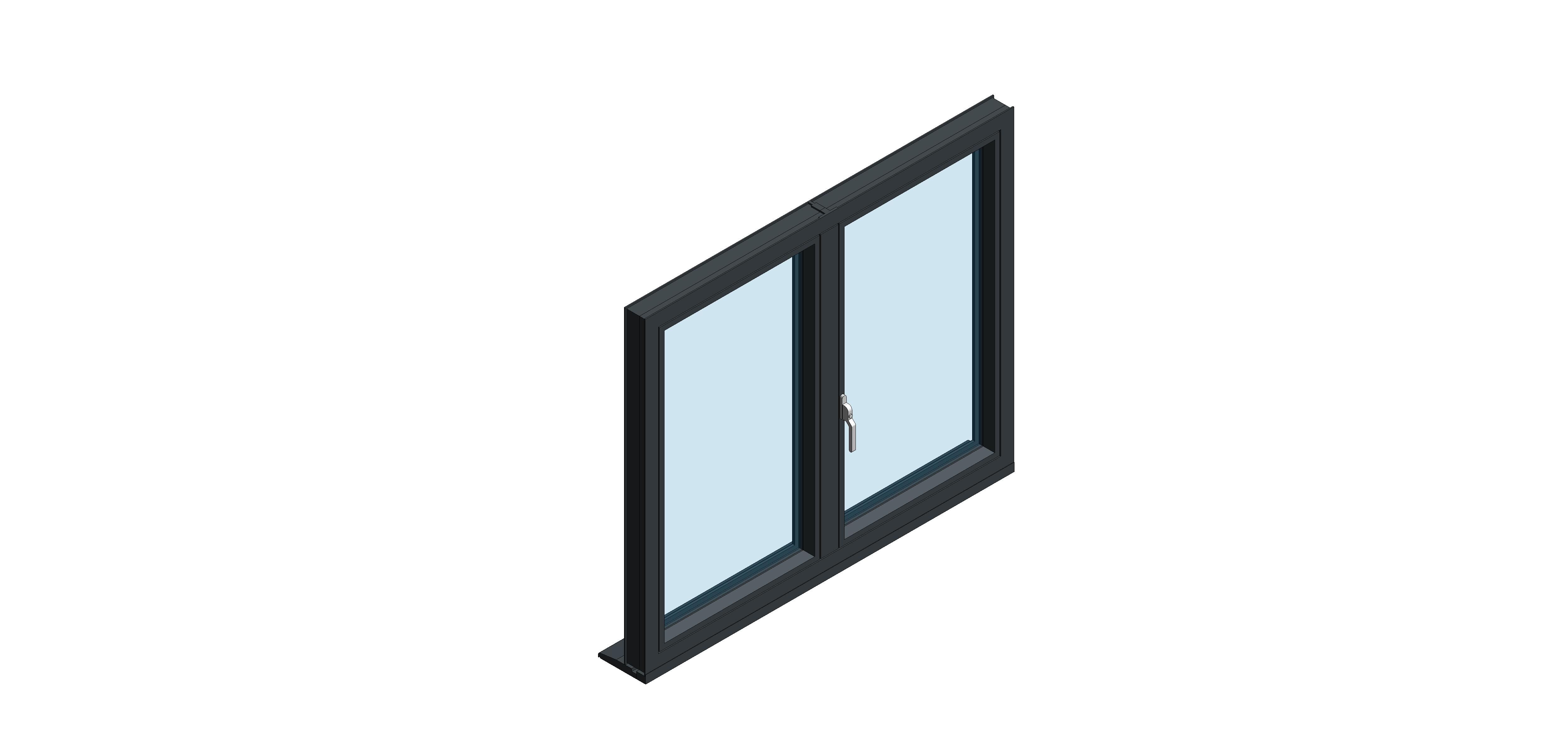 Product: OW-80 Aluminium Window - French