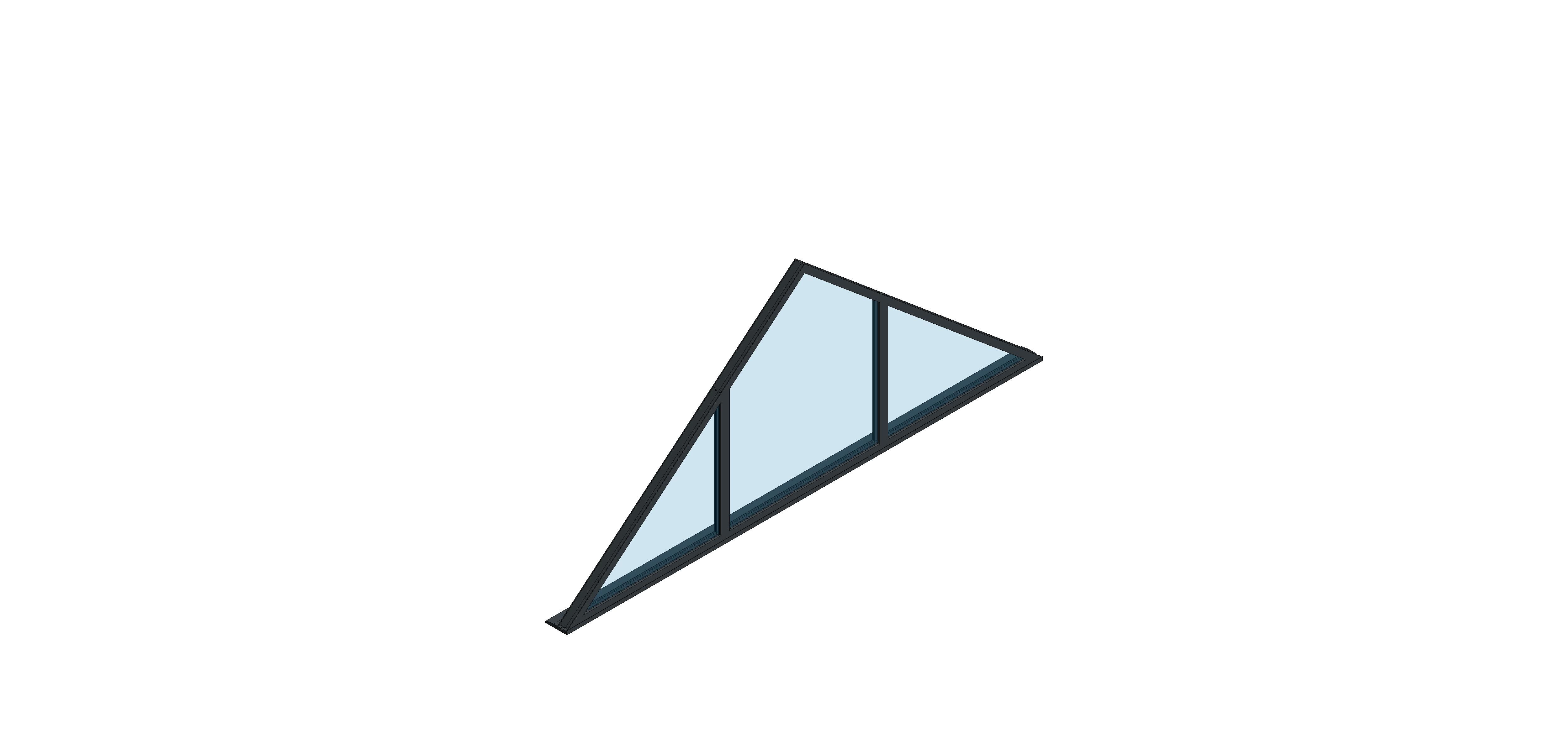 Product: OW-80 Aluminium Window - Gable