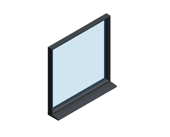 Product: OW-70 Aluminium Window – Fixed / Side Hung