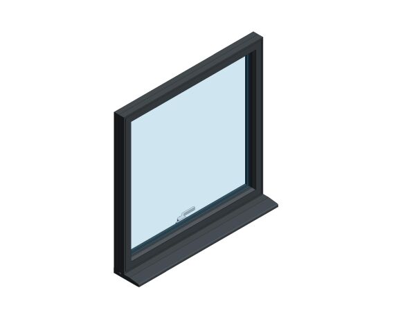Product: OW-70 Aluminium Window – Fixed / Side Hung